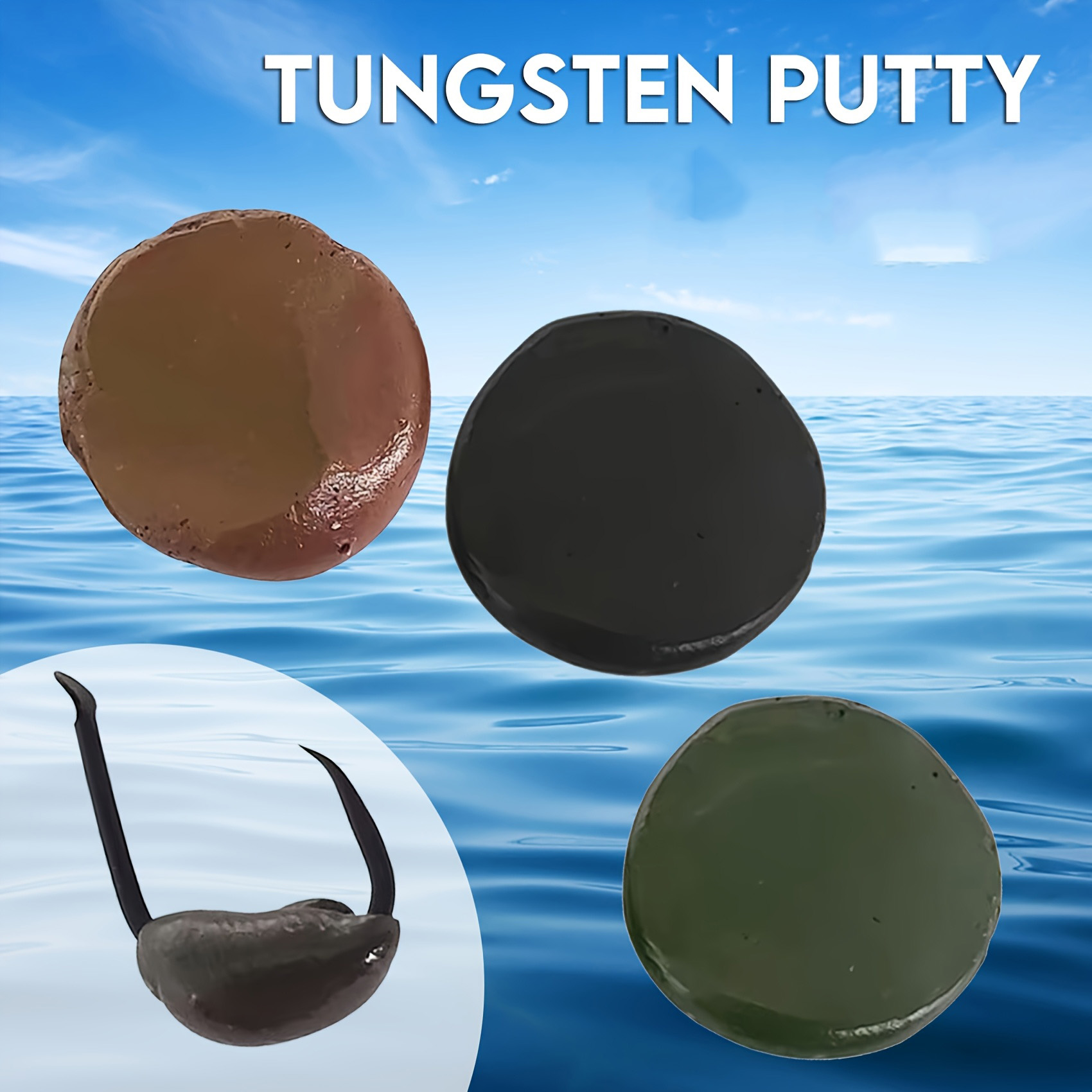 Fishing Equipment Lures - Massa de tungstênio 0,5 onças (15g)
