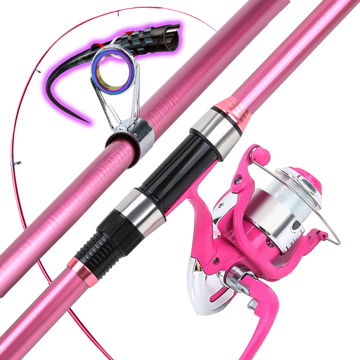 Conjunto completo de vara de p - Fishing Equipment For Kids avaliação e preço