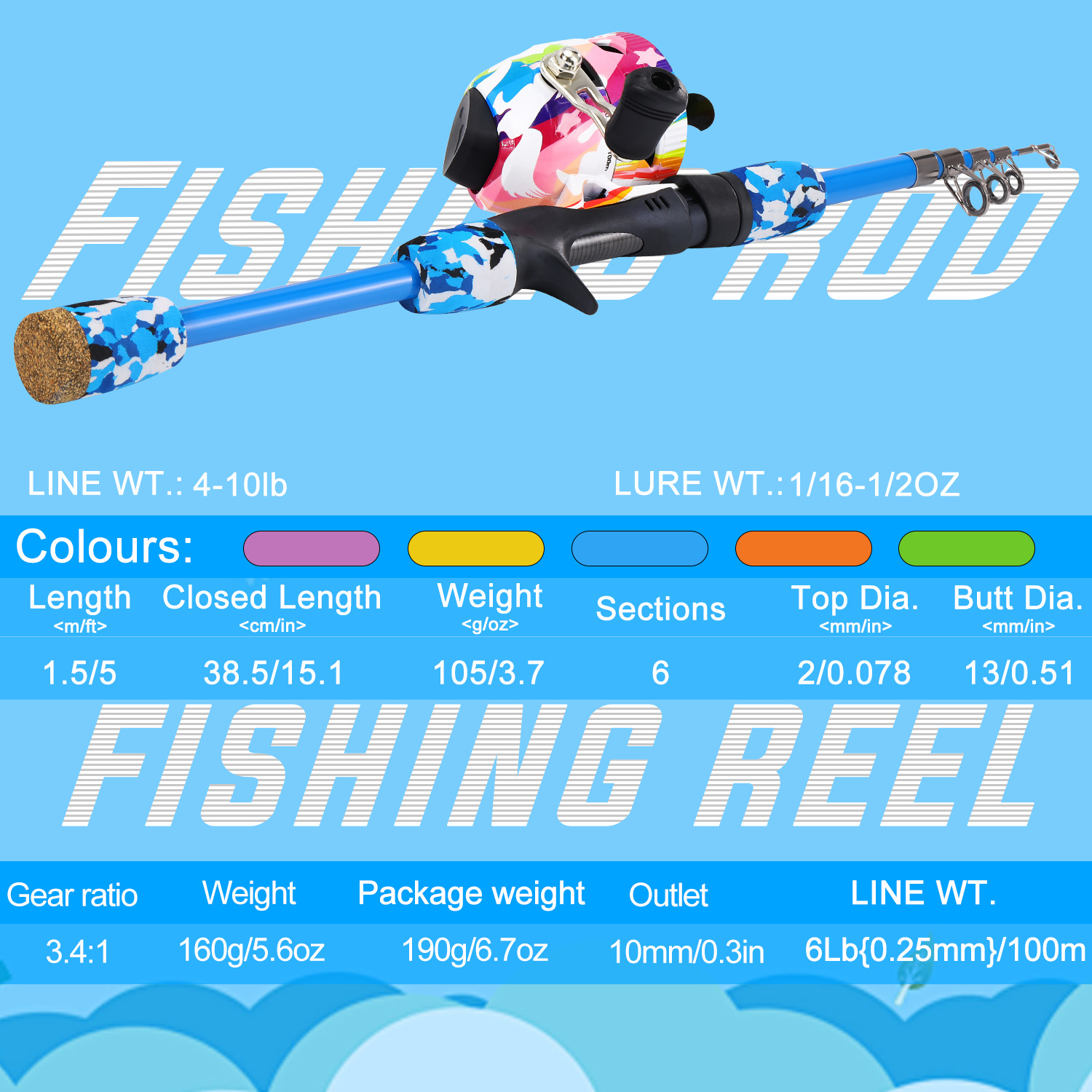 Sougayilang crianças combinaçã - Fishing Equipment For Kids avaliação e preço