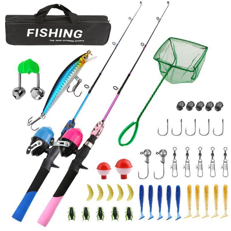 Luya vara de pesca engrenagem  - Fishing Equipment For Kids avaliação e preço