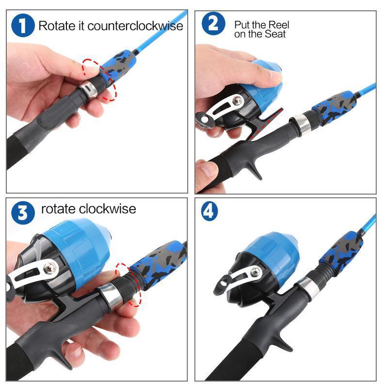 Luya vara de pesca engrenagem  - Fishing Equipment For Kids avaliação e preço