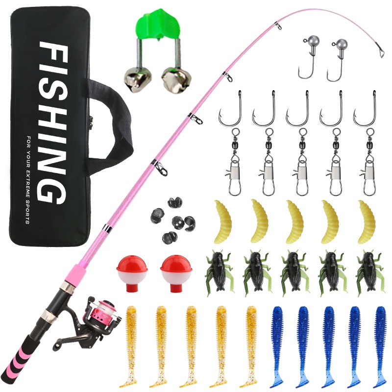 Conjunto combinado de vara de  - Freshwater Fishing Kit avaliação e preço