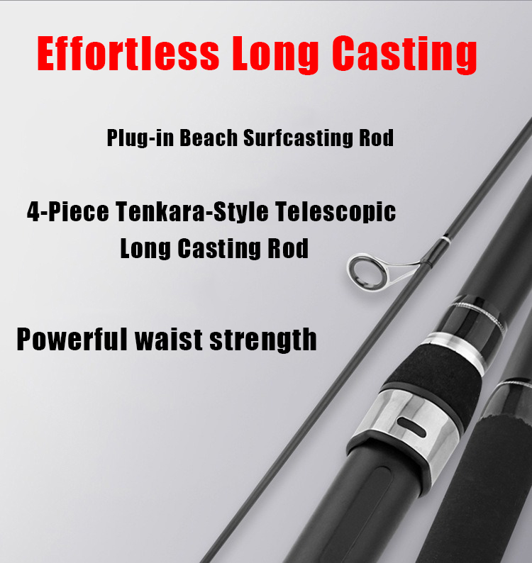 Vara de Pesca Carp 4 Peças 3.3 - Surf Fishing Equipment avaliação e preço