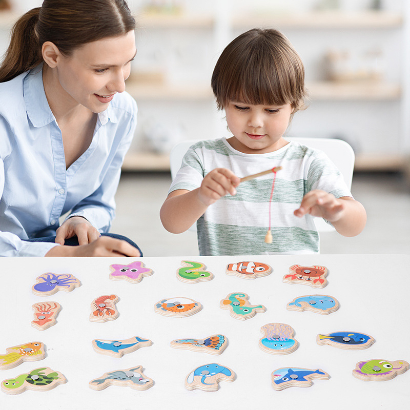 Brinquedos de pesca magnéticos - Fishing Equipment For Kids avaliação e preço