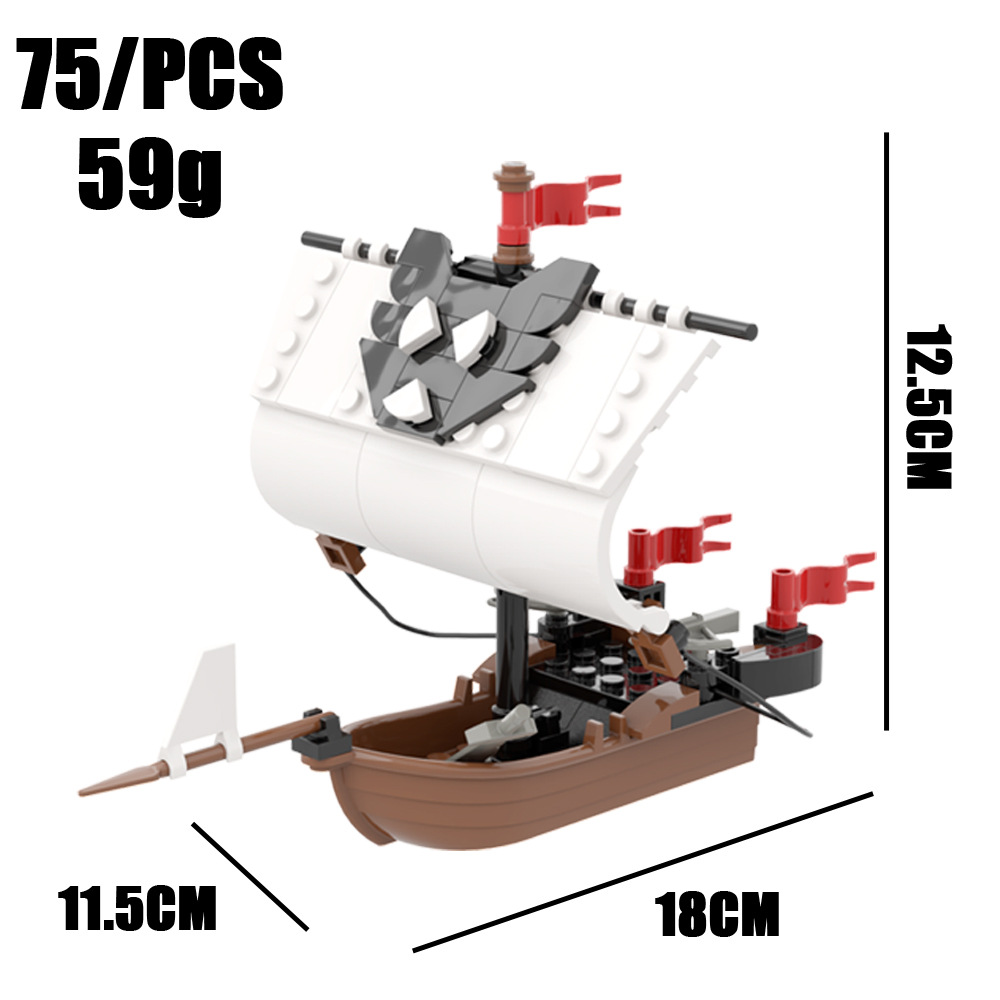 Criação Urbana: Navio Pirata M - Fishing Equipment For Kids avaliação e preço