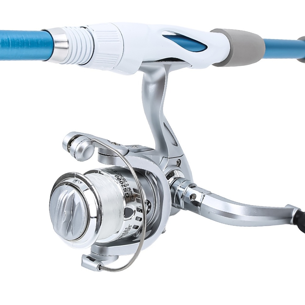 Vara de Pesca Azul e Branca de - Fishing Equipment For Kids avaliação e preço