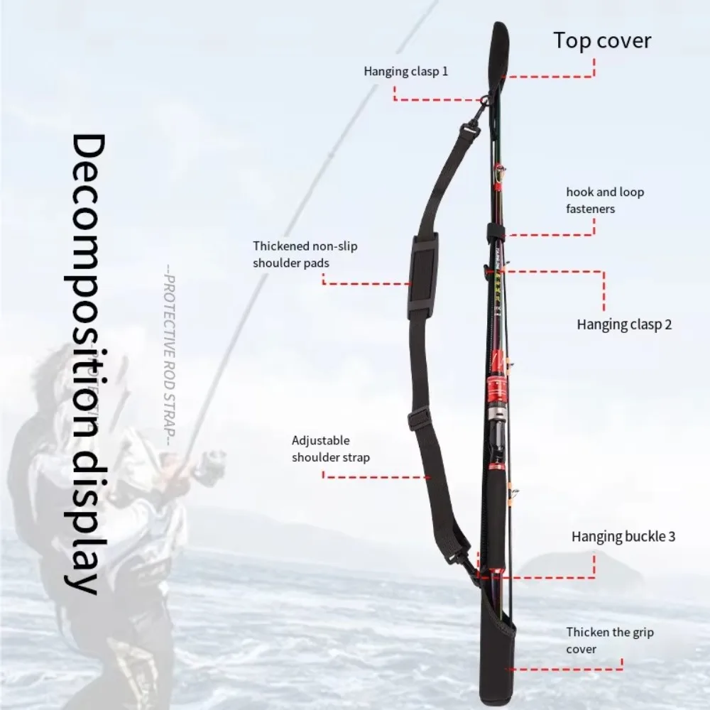 Vara de pesca ajustável saco d - Surf Fishing Equipment avaliação e preço