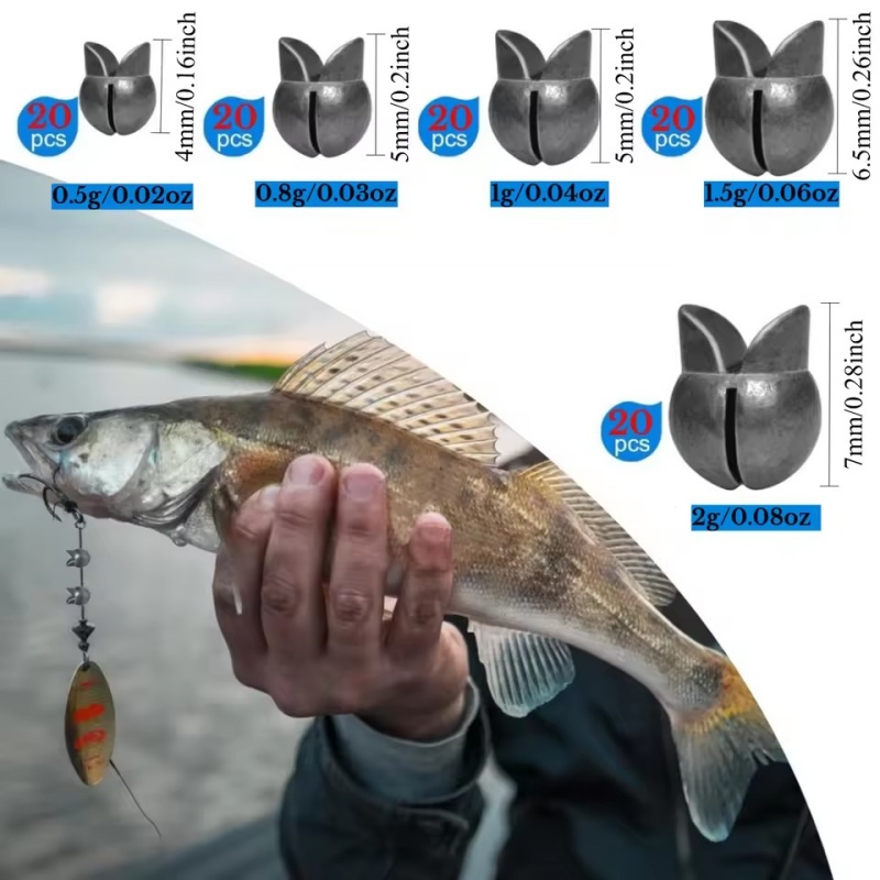 Kit de Pesos de Pesca Premium  - Freshwater Fishing Kit avaliação e preço