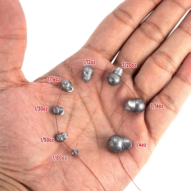 Kit de Pesos de Pesca Premium  - Freshwater Fishing Kit avaliação e preço